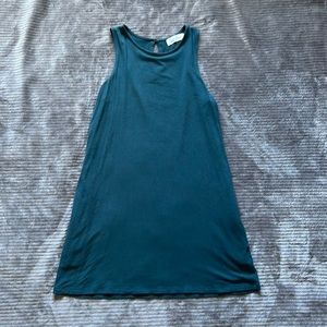 Ava Sky Dark Teal Tank Dress